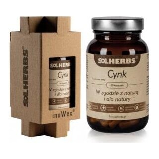 Cynk SOLHERBS 60 kapsułek