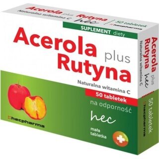 Acerola Plus Rutyna hec 50 tabletek