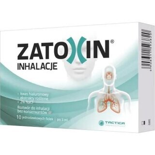 Zatoxin inhalacje roztwór do inhalacji 10 fiolek