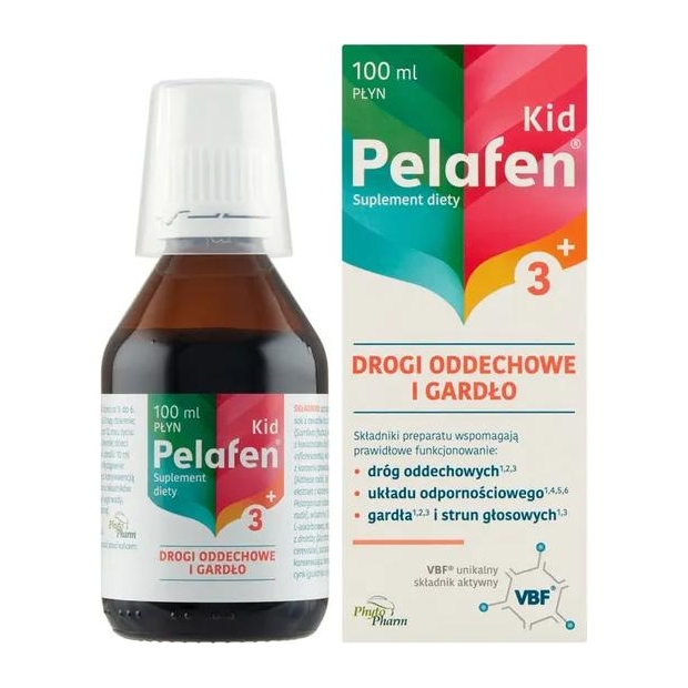 Pelafen Kid 3+ syrop 100 ml | drogeria-zdrowie.com.pl