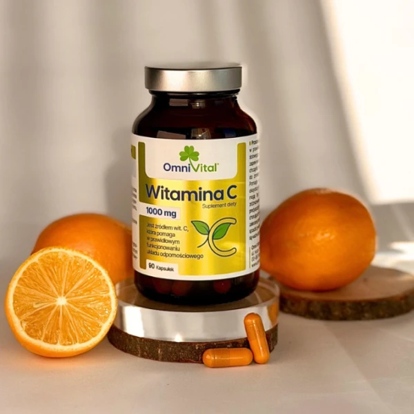 Omni Vital Witamina C 1000mg, 90 kapsułek 2