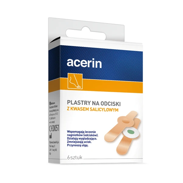 Acerin Plastry na odciski, 6 sztuk