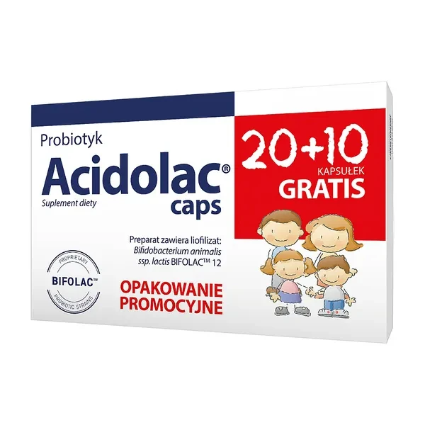 Acidolac Caps, 30 kapsułek