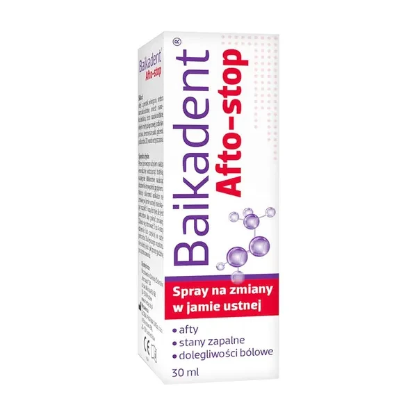 Baikadent Afto-Stop spray do jamy ustnej, 30ml