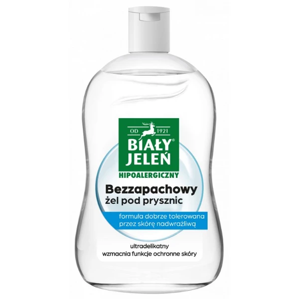 Biały Jeleń Hipoalergiczny Żel pod prysznic bezzapachowy, 500ml