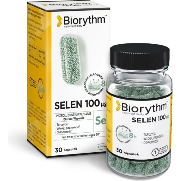 Biorythm Selen 100 mcg 30 kapsułek
