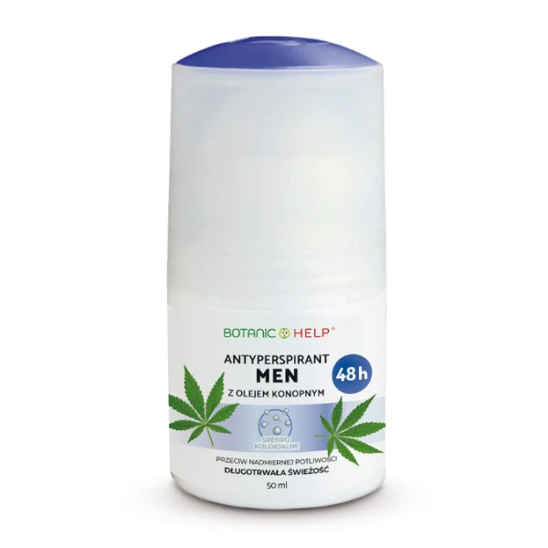 Botanic Help antyperspirant men 48 h z olejem konopnym, 50ml
