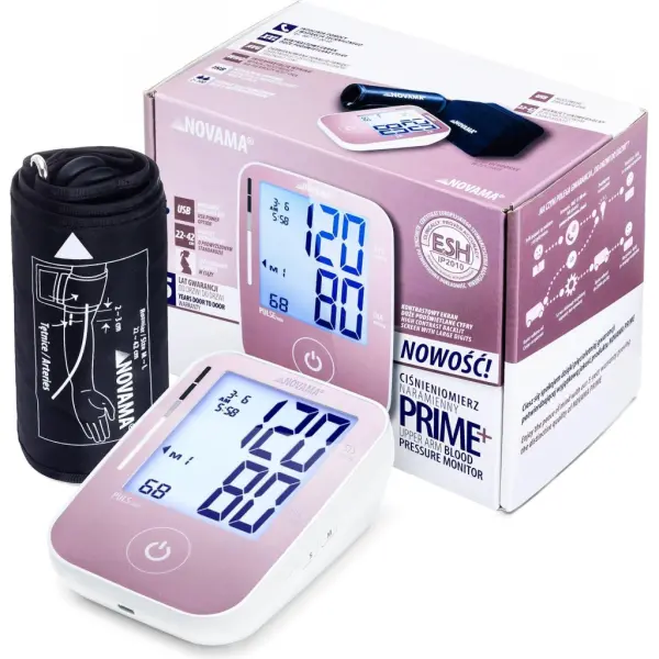 Ciśnieniomierz naramienny NOVAMA PRIME+ pink