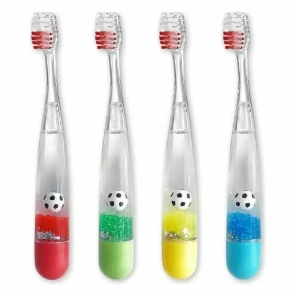 DR SCOTT Zdrowie i Zabawa Szczoteczka piłka nożna z minutnikiem, 1 sztuka