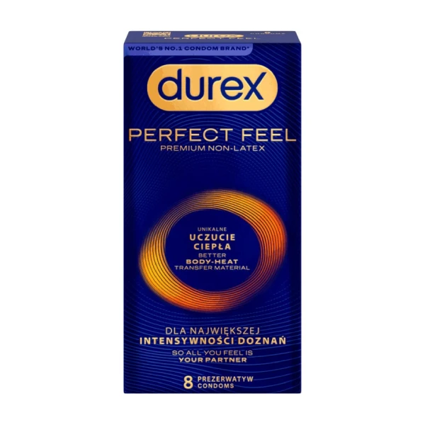 Durex Perfect Feel Prezerwatywy, 8szt.
