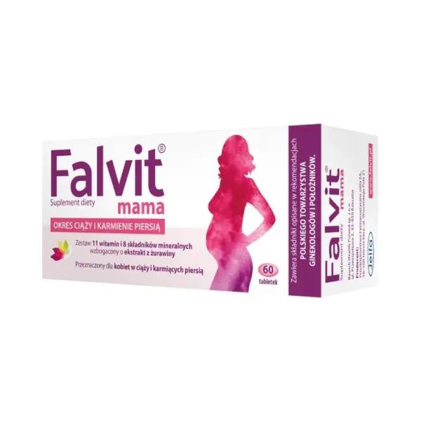 FALVIT MAMA, witaminy dla kobiet w ciąży, 60 tabletek