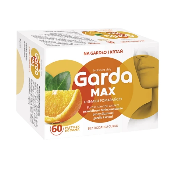 Garda Max o smaku pomarańczy, 60 pastylek