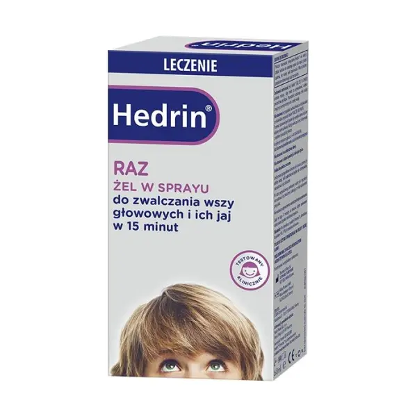 HEDRIN RAZ Żel w sprayu, 60 ml
