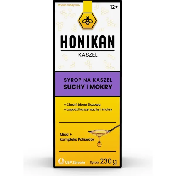Honikan Kaszel SYROP NA KASZEL SUCHY I MOKRY 230 g