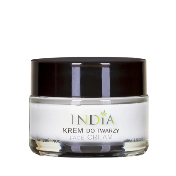 INDIA krem do twarzy z olejem z konopii, 50ml