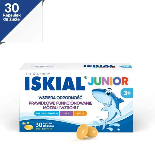 Iskial Junior kaps.do żucia 30 kapsułek