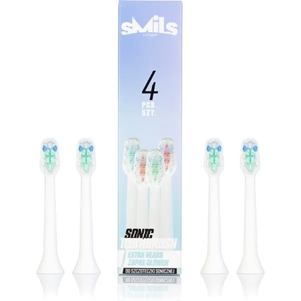 Końcówki do szczoteczki sonicznej VITAMMY SMILS jasne 4 sztuki