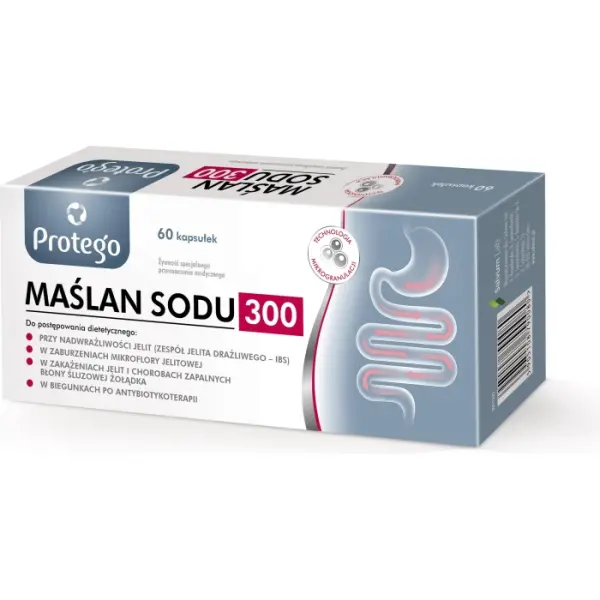 Maślan Sodu 300 Protego 60 kapsułek
