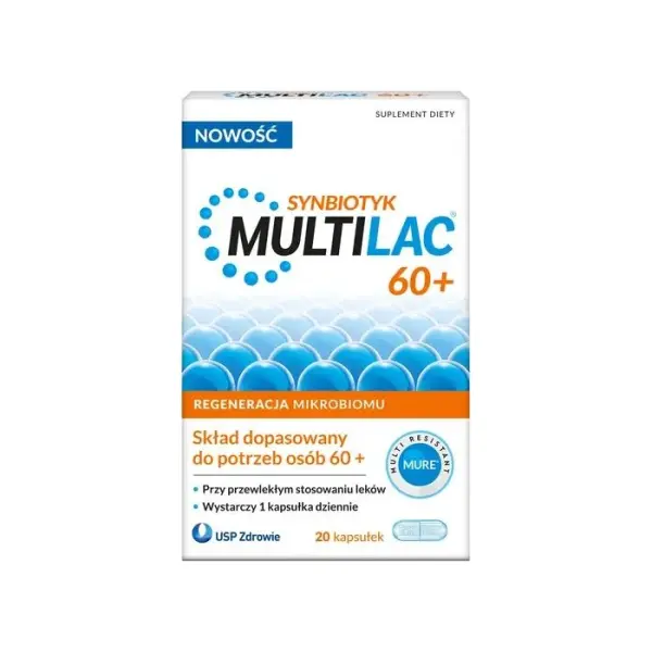 MULTILAC 60+, 20 kapsułek
