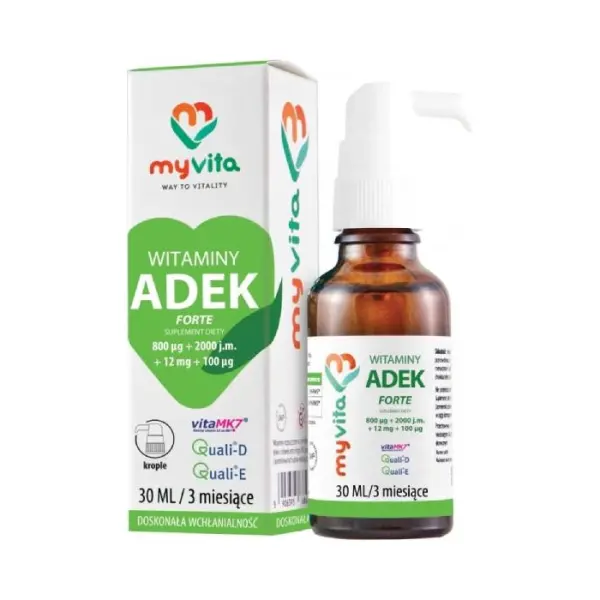 MYVITA Witamina ADEK Forte krople, 30 ml