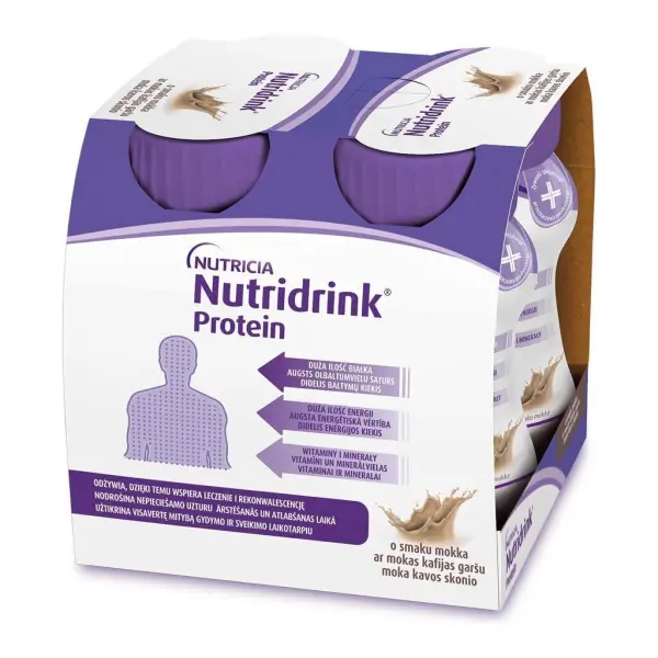 Nutridrink Protein smak mokka 4 butelki po 125 ml