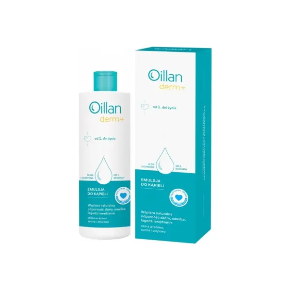 OILLAN DERM+ Emulsja do kąpieli 400 ml