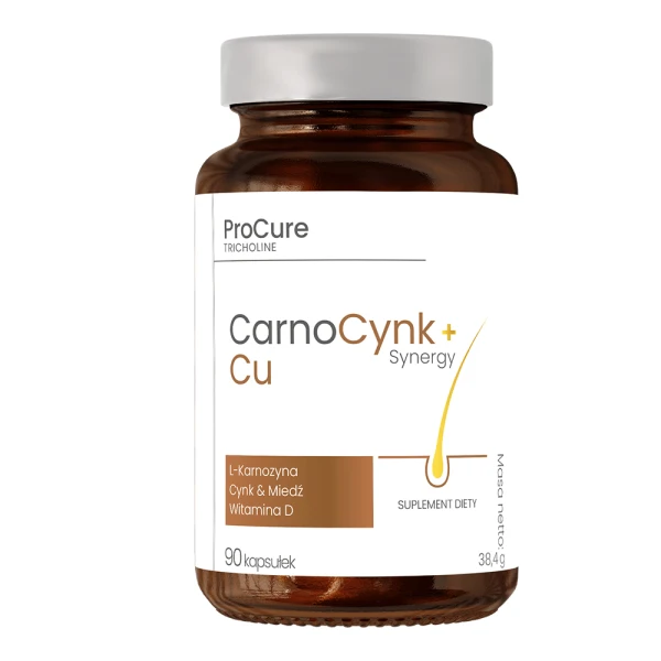ProCure Tricholine CarnoCynk+ Cu Synergy, 90 kapsułek