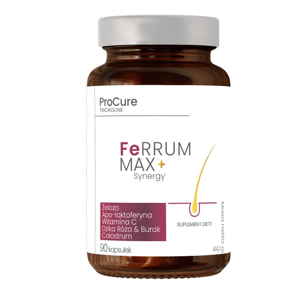 ProCure Tricholine FeRRUM Max+ Synergy, 90 kapsułek