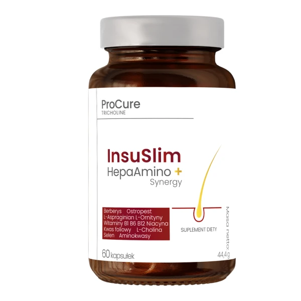 ProCure Tricholine InsuSlim HepaAmino+ Synergy, 60 kapsułek
