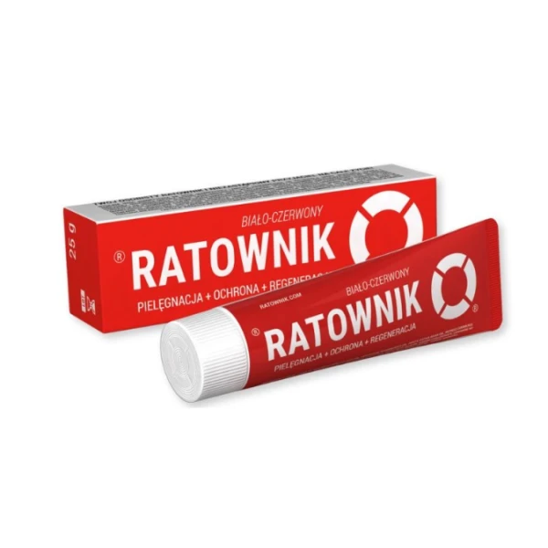 Ratownik Biało-Czerwony Balsam multiaktywny skóra wrażliwa, sucha i zmęczona, 25g