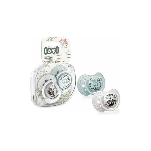 Smoczki CANPOL LOVI Wild soul boy 0-2m 22/881 2 sztuki