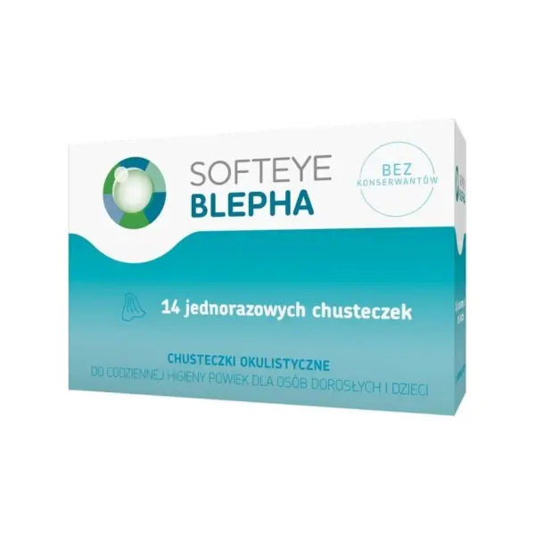 SOFTEYE BLEPHA Chusteczki okulistyczne 14 sztuk