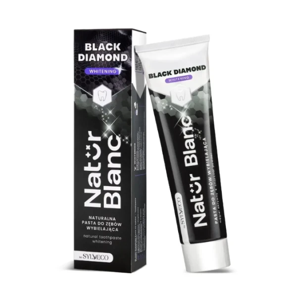 Sylveco Natur Blanc Black Diamond Pasta do zębów wybielająca, 100ml