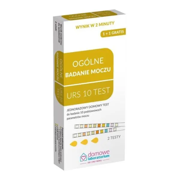 Test Ogólne badanie moczu URS 10 Test 2 testy