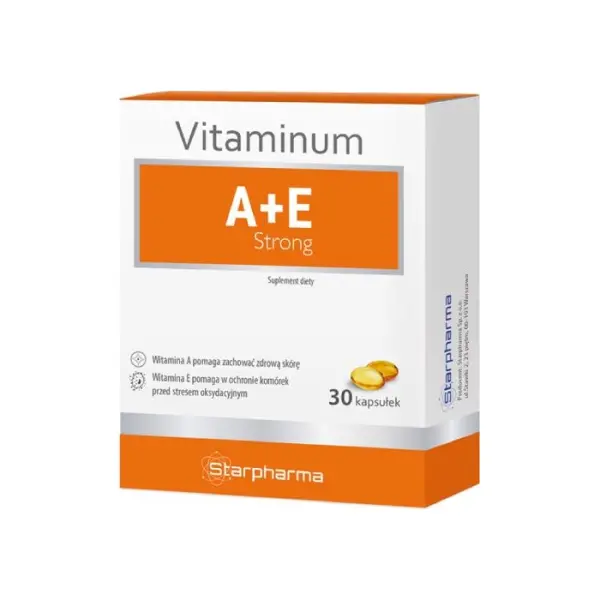 VITAMINUM A+E Strong, 30 kapsułek