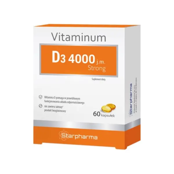 VITAMINUM D3 4000 j.m. Strong, 60 kapsułek