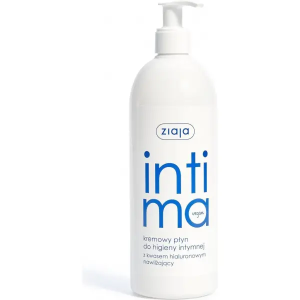 ZIAJA INTIMA kremowy płyn do higieny intymnej z kwasem hialuronowym 500 ml