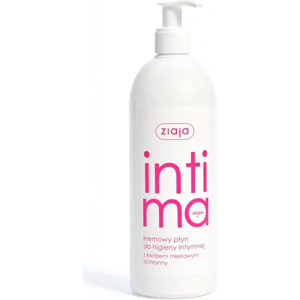 ZIAJA INTIMA kremowy płyn do higieny intymnej z kwasem mlekowym 500 ml