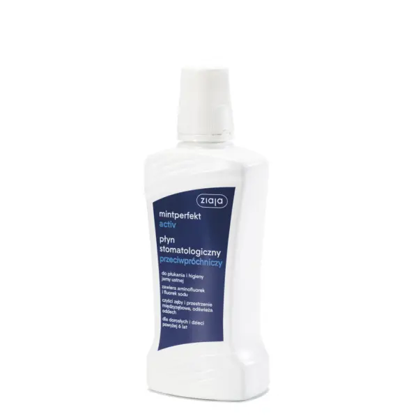 ZIAJA MINTPERFEKT ACTIV płyn stomatologiczny przeciwpróchniczy 500ml